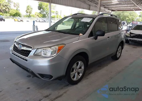 2016 Subaru Forester 2.5I из США, поврежденный, VIN JF2SJABC3GH438317